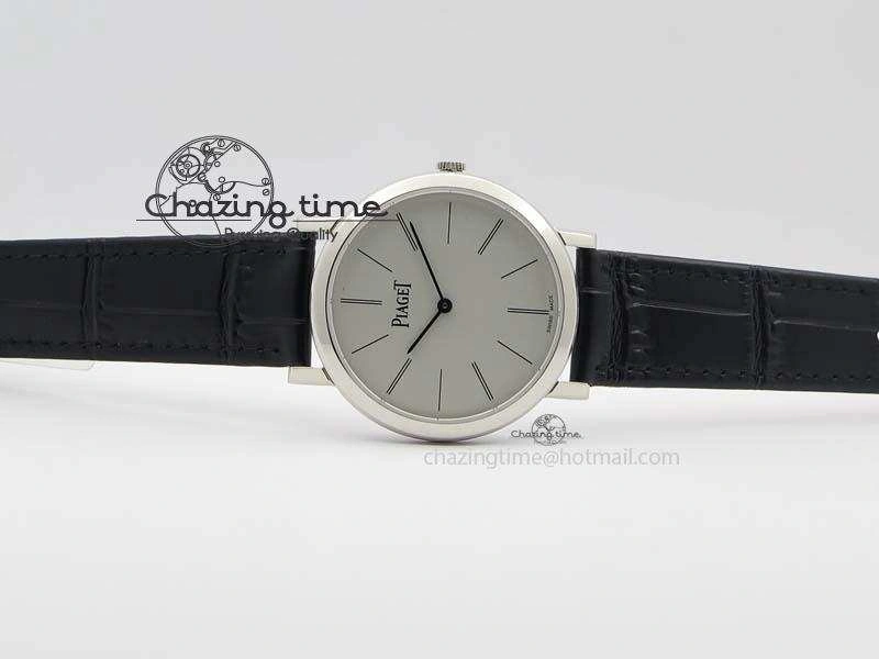 Altiplano SS UT Best Edition White Dial On Black Leather Strap Casual 9132