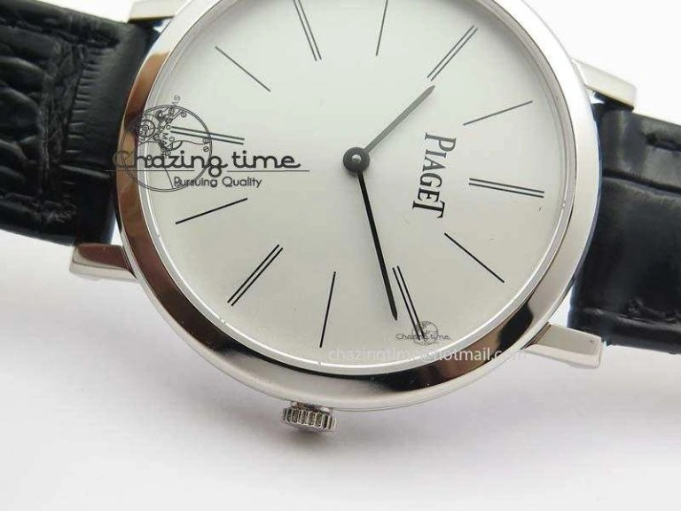 Altiplano SS UT Best Edition White Dial On Black Leather Strap Casual 9132