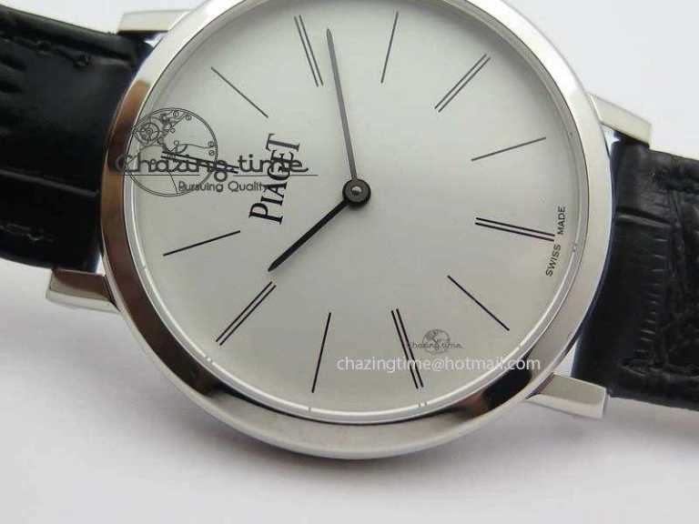 Altiplano SS UT Best Edition White Dial On Black Leather Strap Casual 9132