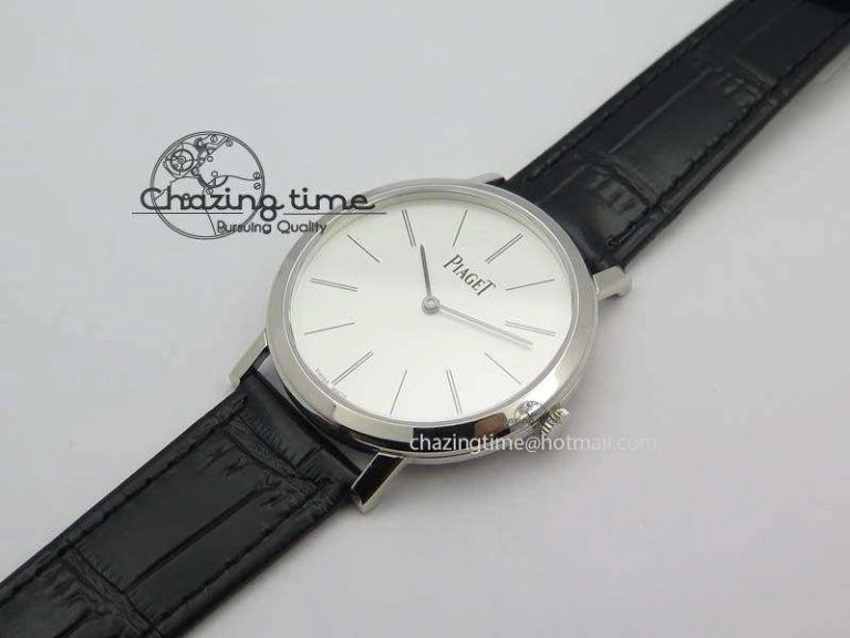Altiplano SS UT Best Edition White Dial On Black Leather Strap Casual 9132