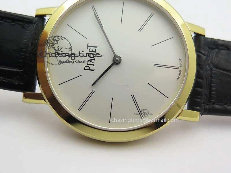 Altiplano YG UT Best Edition White Dial On Black Leather Strap FastDry 9129