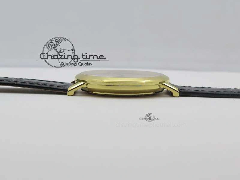 Altiplano YG UT Best Edition White Dial On Black Leather Strap FastDry 9129