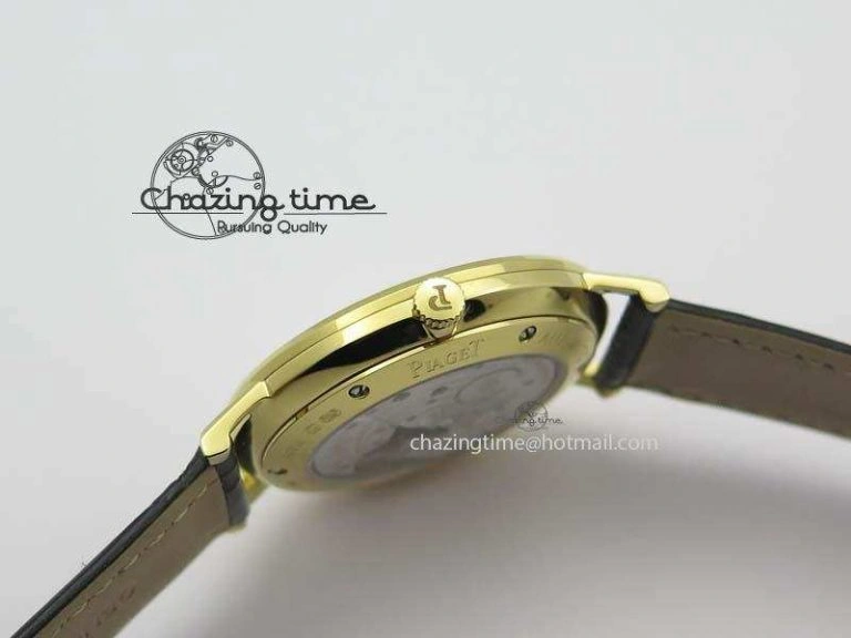 Altiplano YG UT Best Edition White Dial On Black Leather Strap FastDry 9129