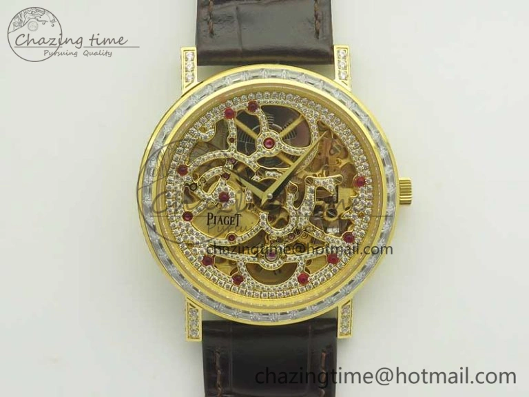 Altiplano YG UT Best Edition White Dial On Black Leather Strap FastDry 9129