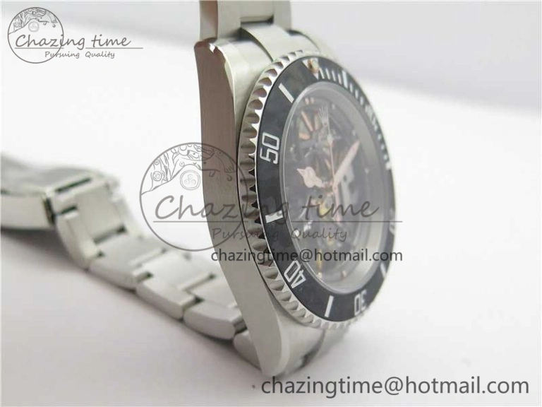 ComfortFit Andrea Pirlo Project Skeleton Submariner SS VRF Best Edition on SS Bracelet SA 2985