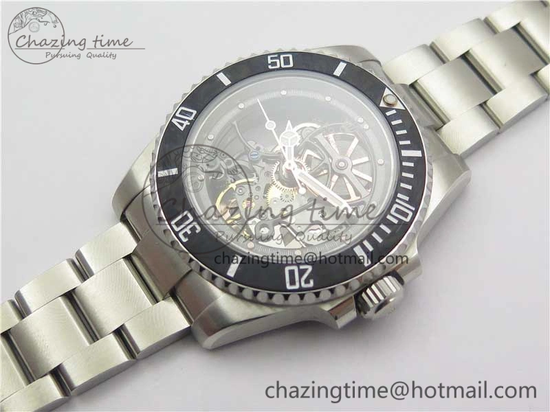 ComfortFit Andrea Pirlo Project Skeleton Submariner SS VRF Best Edition on SS Bracelet SA 2985