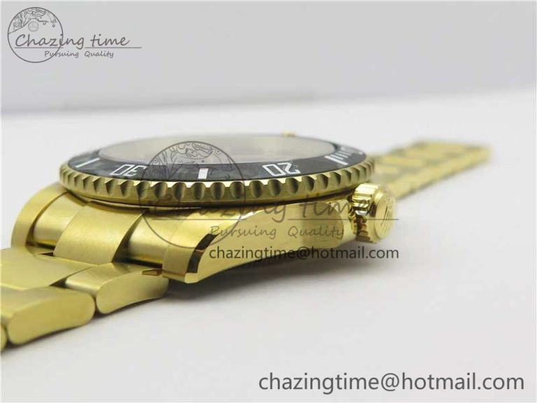 Upgraded Andrea Pirlo Project Skeleton Submariner YG VRF Best Edition on YG Bracelet SA 2981