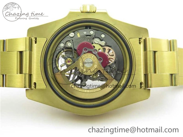 Upgraded Andrea Pirlo Project Skeleton Submariner YG VRF Best Edition on YG Bracelet SA 2981