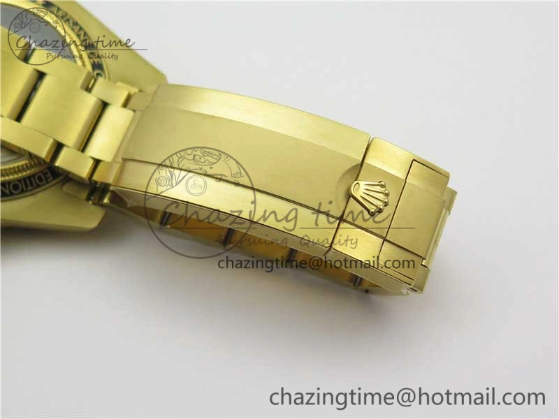 Upgraded Andrea Pirlo Project Skeleton Submariner YG VRF Best Edition on YG Bracelet SA 2981
