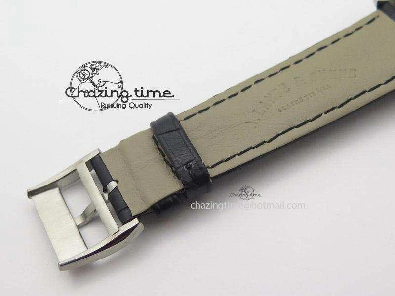 Anniversary Langematik MK Best Edition SS White Dial Sec@6 On Black Leather Strap A Minimalist 4205