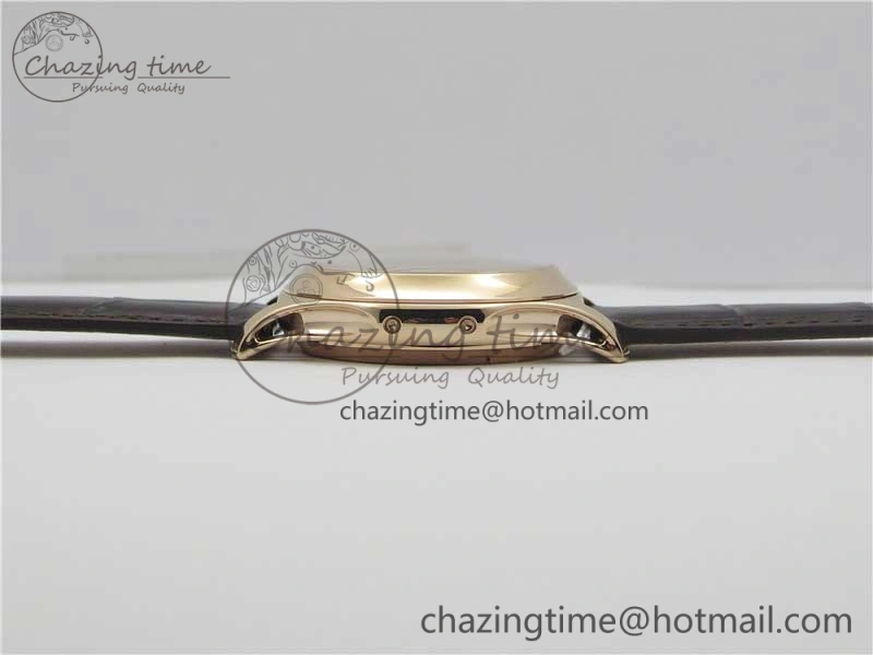 Attractive Annual Calendar Complications 5205R RG GRF Best Edition Black dial on Brown leather strap A 8920