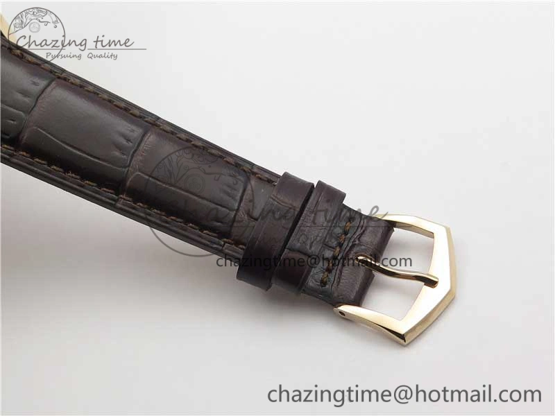Attractive Annual Calendar Complications 5205R RG GRF Best Edition Black dial on Brown leather strap A 8920