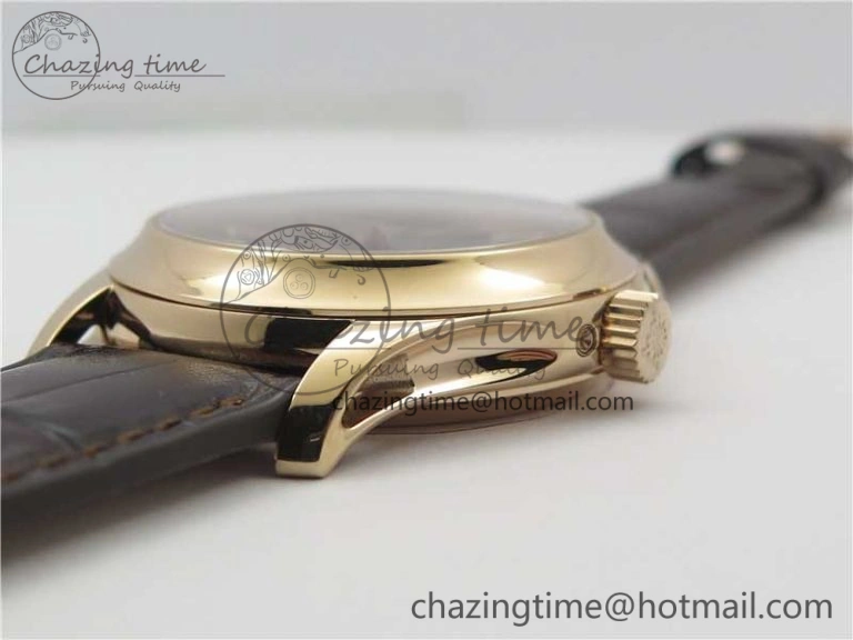 Attractive Annual Calendar Complications 5205R RG GRF Best Edition Black dial on Brown leather strap A 8920