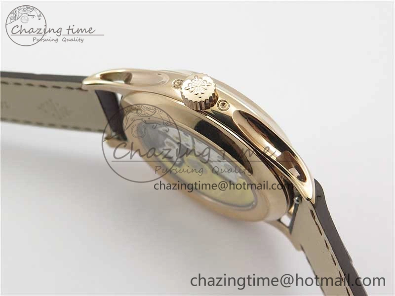 Annual Calendar Complications 5205R RG GRF Best Edition White dial on Brown leather strap A OnTrend 8921