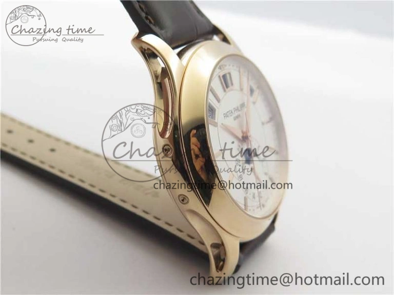 Annual Calendar Complications 5205R RG GRF Best Edition White dial on Brown leather strap A OnTrend 8921