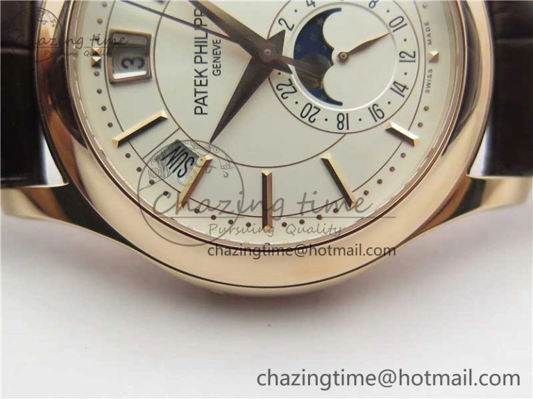 Annual Calendar Complications 5205R RG GRF Best Edition White dial on Brown leather strap A OnTrend 8921