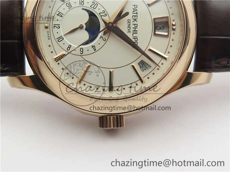 Annual Calendar Complications 5205R RG GRF Best Edition White dial on Brown leather strap A OnTrend 8921