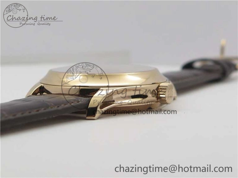 Annual Calendar Complications 5205R RG GRF Best Edition White dial on Brown leather strap A OnTrend 8921