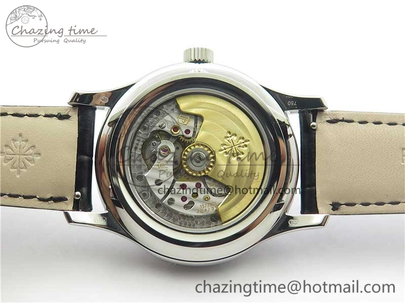 Annual Calendar Complications 5205R SS GRF Best Edition Black Dial on Black leather strap A Trendy 8923