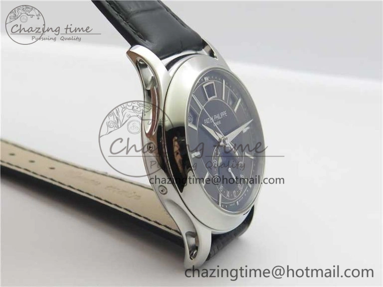 Annual Calendar Complications 5205R SS GRF Best Edition Black Dial on Black leather strap A Trendy 8923
