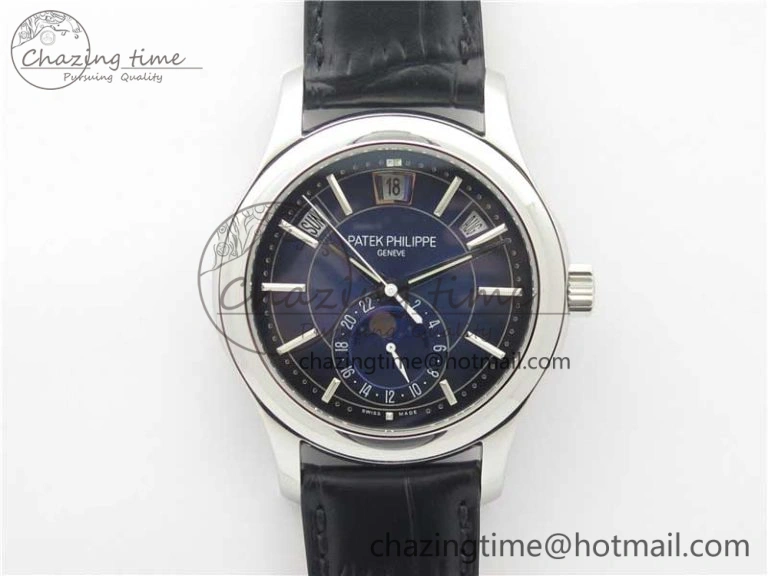 Annual Calendar Complications 5205R SS GRF Best Edition Blue Dial on Black leather strap A Lightweight 8922