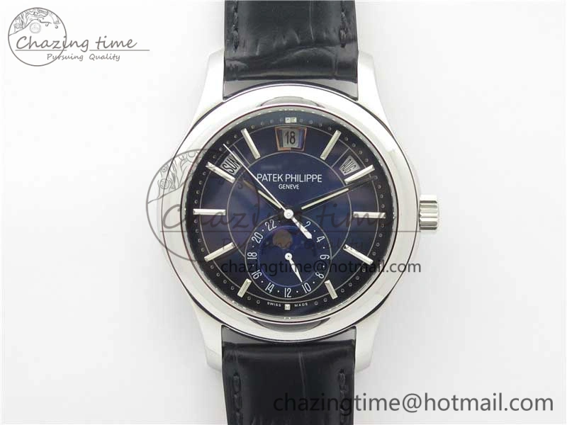 Annual Calendar Complications 5205R SS GRF Best Edition Blue Dial on Black leather strap A Lightweight 8922
