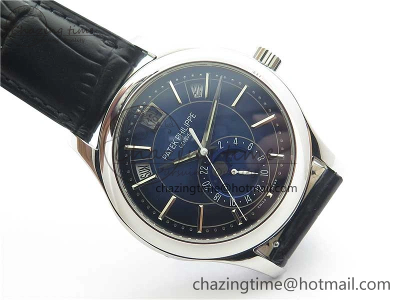 Annual Calendar Complications 5205R SS GRF Best Edition Blue Dial on Black leather strap A Lightweight 8922