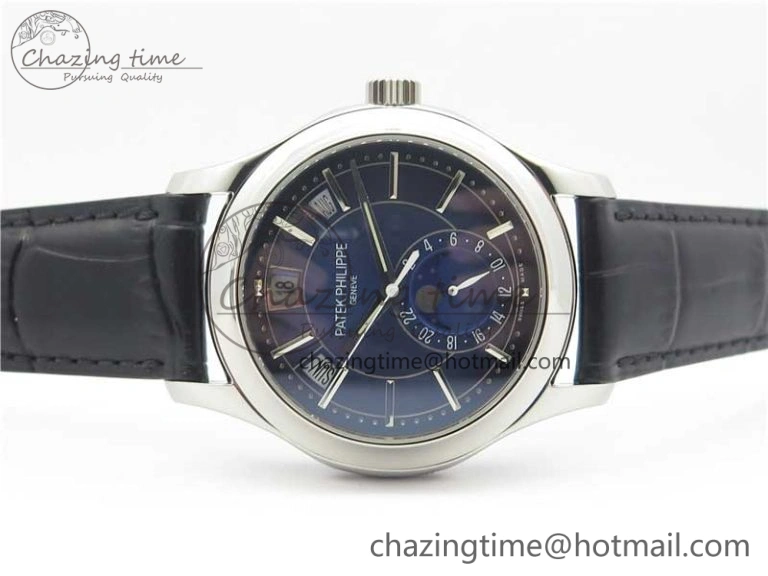 Annual Calendar Complications 5205R SS GRF Best Edition Blue Dial on Black leather strap A Lightweight 8922