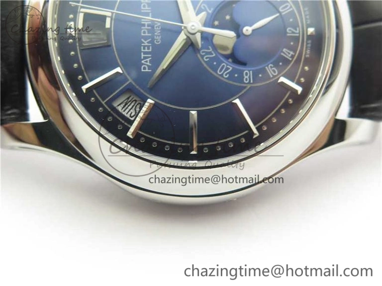 Annual Calendar Complications 5205R SS GRF Best Edition Blue Dial on Black leather strap A Lightweight 8922