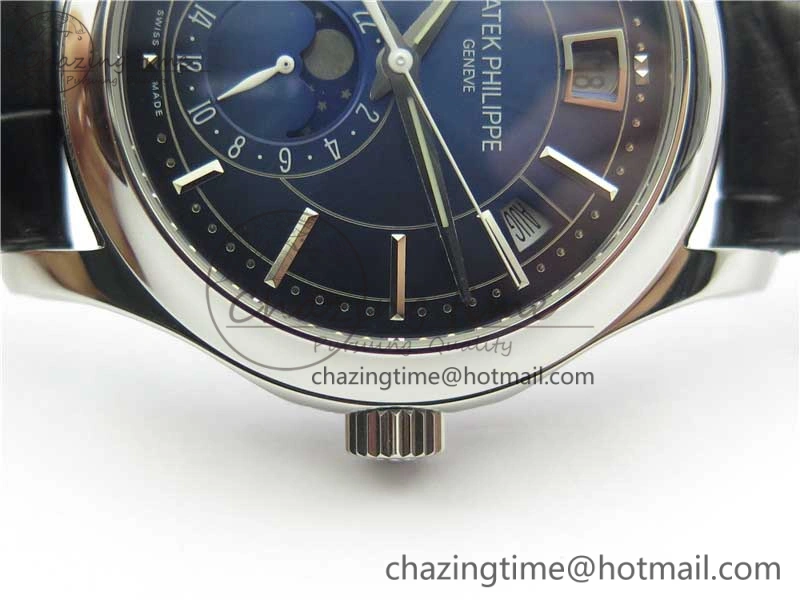 Annual Calendar Complications 5205R SS GRF Best Edition Blue Dial on Black leather strap A Lightweight 8922