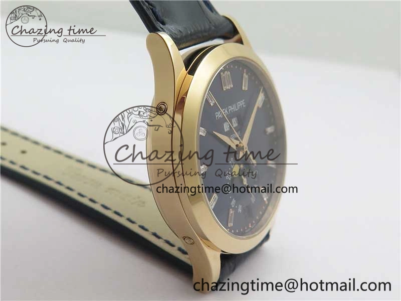 Annual Calendar Complications 5396 RG GRF Best Edition Blue Dial T Crystal Markers on Leather Strap A Packable 8860