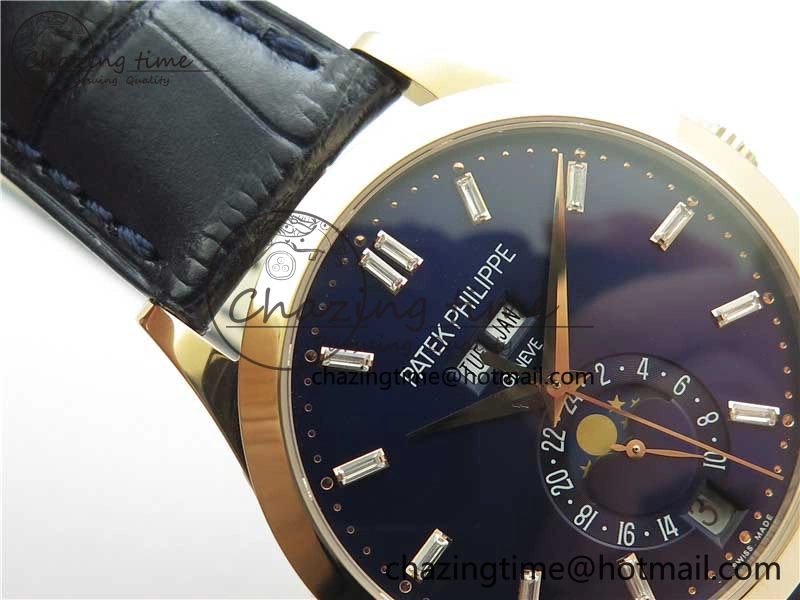 Annual Calendar Complications 5396 RG GRF Best Edition Blue Dial T Crystal Markers on Leather Strap A Packable 8860