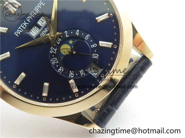 Annual Calendar Complications 5396 RG GRF Best Edition Blue Dial T Crystal Markers on Leather Strap A Packable 8860