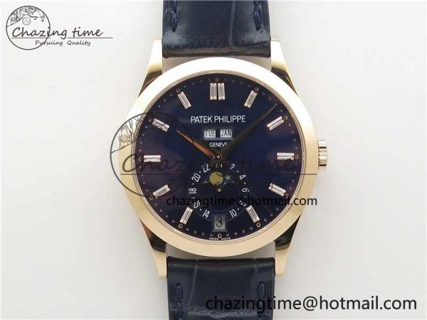 Annual Calendar Complications 5396 RG GRF Best Edition Blue Dial T Crystal Markers on Leather Strap A Packable 8860