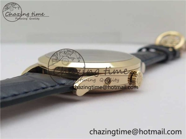 Unique Annual Calendar Complications 5396 RG GRF Best Edition Blue Dial on Leather Strap A 8858