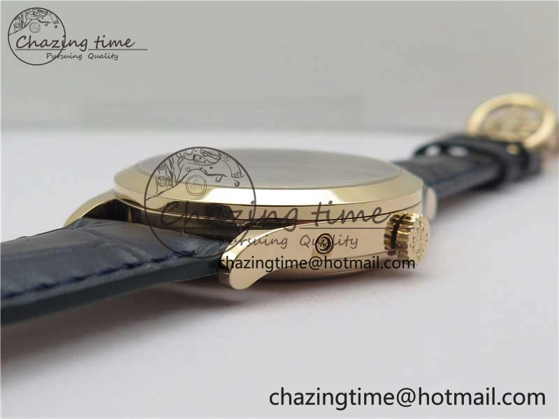 Unique Annual Calendar Complications 5396 RG GRF Best Edition Blue Dial on Leather Strap A 8858