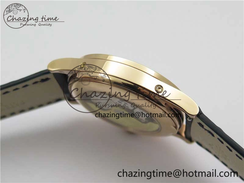 Unique Annual Calendar Complications 5396 RG GRF Best Edition Blue Dial on Leather Strap A 8858