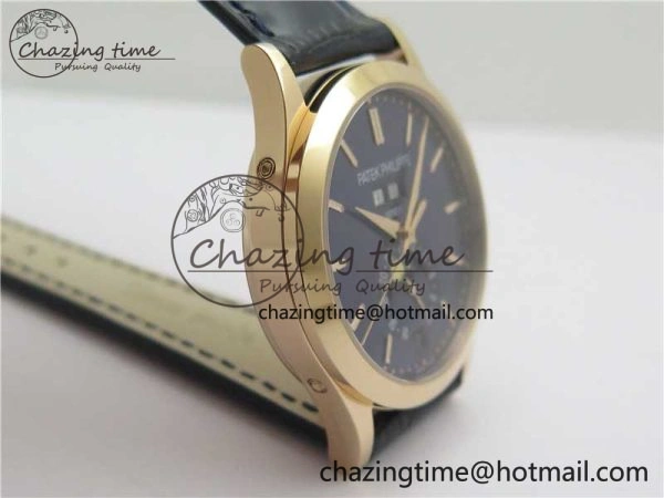 Unique Annual Calendar Complications 5396 RG GRF Best Edition Blue Dial on Leather Strap A 8858