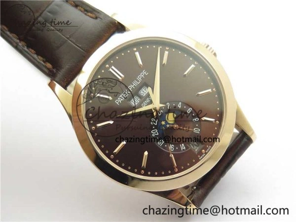 Annual Calendar Complications 5396 RG GRF Best Edition Brown Dial on Leather strap A SmoothTexture 8854