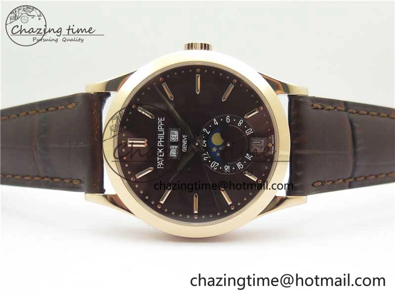 Annual Calendar Complications 5396 RG GRF Best Edition Brown Dial on Leather strap A SmoothTexture 8854