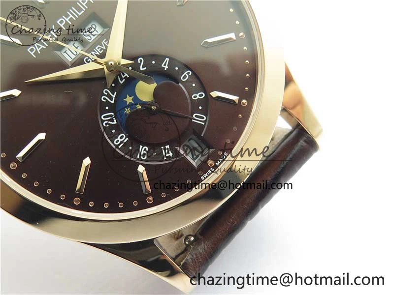 Annual Calendar Complications 5396 RG GRF Best Edition Brown Dial on Leather strap A SmoothTexture 8854