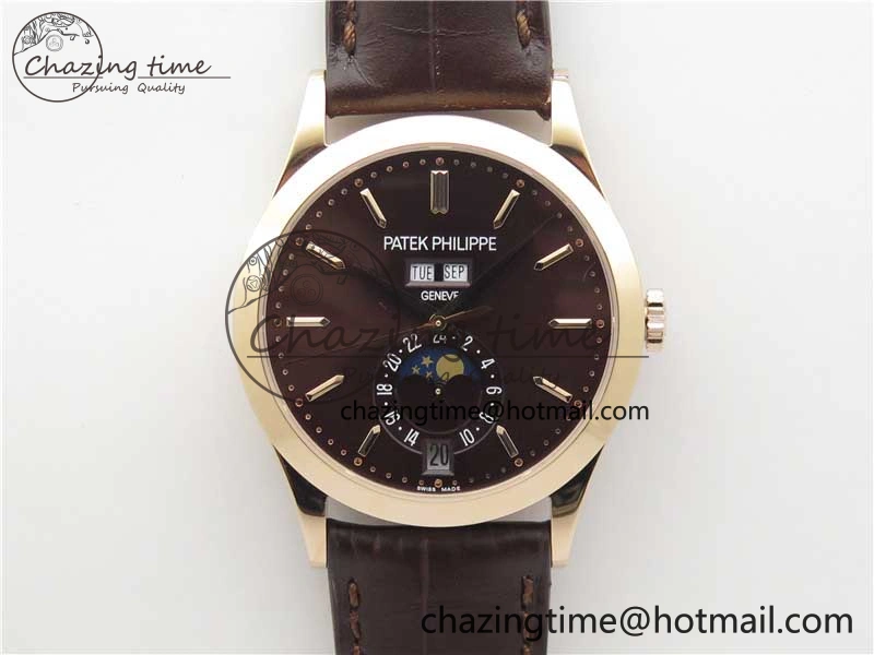 Annual Calendar Complications 5396 RG GRF Best Edition Brown Dial on Leather strap A SmoothTexture 8854