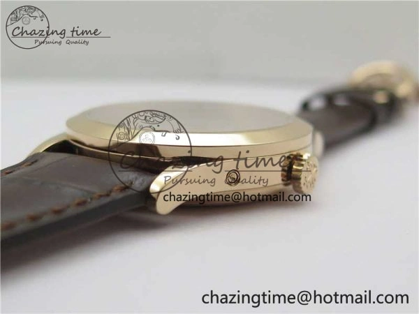 Reliable Annual Calendar Complications 5396 RG GRF Best Edition White Dial Numbers Markers on Leather Strap A 8855