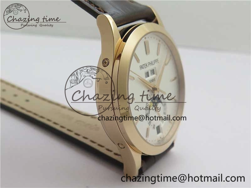 ComfortFit Annual Calendar Complications 5396 RG GRF Best Edition White Dial on Leather strap A 8857