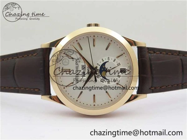 ComfortFit Annual Calendar Complications 5396 RG GRF Best Edition White Dial on Leather strap A 8857