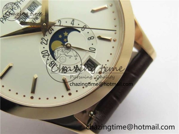 ComfortFit Annual Calendar Complications 5396 RG GRF Best Edition White Dial on Leather strap A 8857