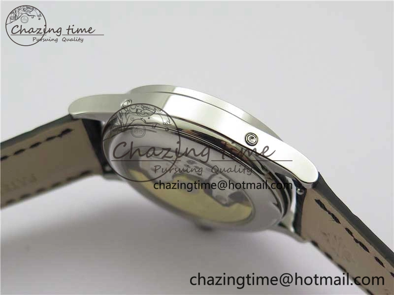 EasyCare Annual Calendar Complications 5396 SS GRF Best Edition Gray Dial on Leather Strap A 8859