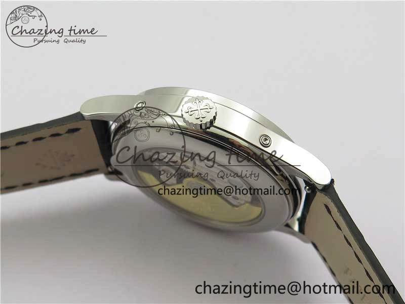 EasyCare Annual Calendar Complications 5396 SS GRF Best Edition Gray Dial on Leather Strap A 8859