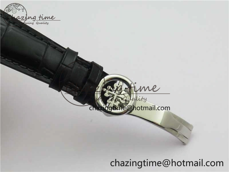 EasyCare Annual Calendar Complications 5396 SS GRF Best Edition Gray Dial on Leather Strap A 8859