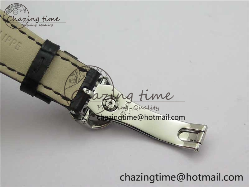 EasyCare Annual Calendar Complications 5396 SS GRF Best Edition Gray Dial on Leather Strap A 8859